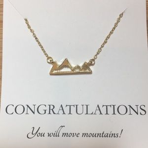 Congratulations - ⛰ Dainty Mountain Necklace